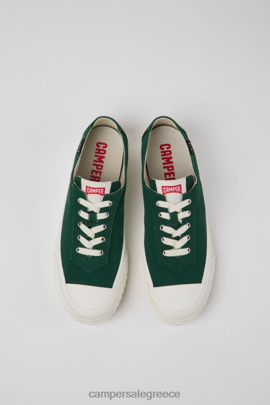 Σχεδιασμός caaleon green ανακυκλωμένα βαμβακερά αθλητικά παπούτσια για γυναίκες Camper V20TF669 πράσινος