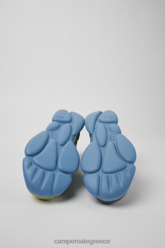 design δίδυμα πολύχρωμα δερμάτινα και υφασμάτινα αθλητικά παπούτσια για γυναίκες Camper V20TF650 πολύχρωμος