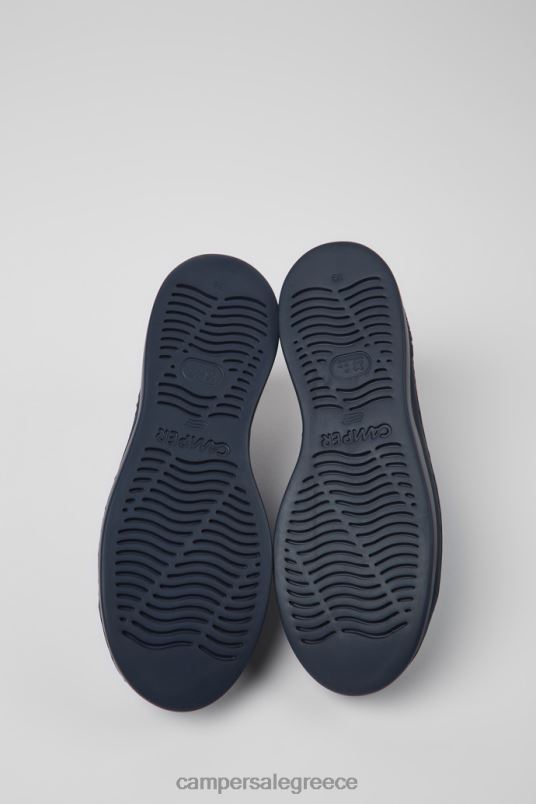 design δίδυμα μπλε και πράσινα δερμάτινα αθλητικά παπούτσια για γυναίκες Camper V20TF732 μπλε