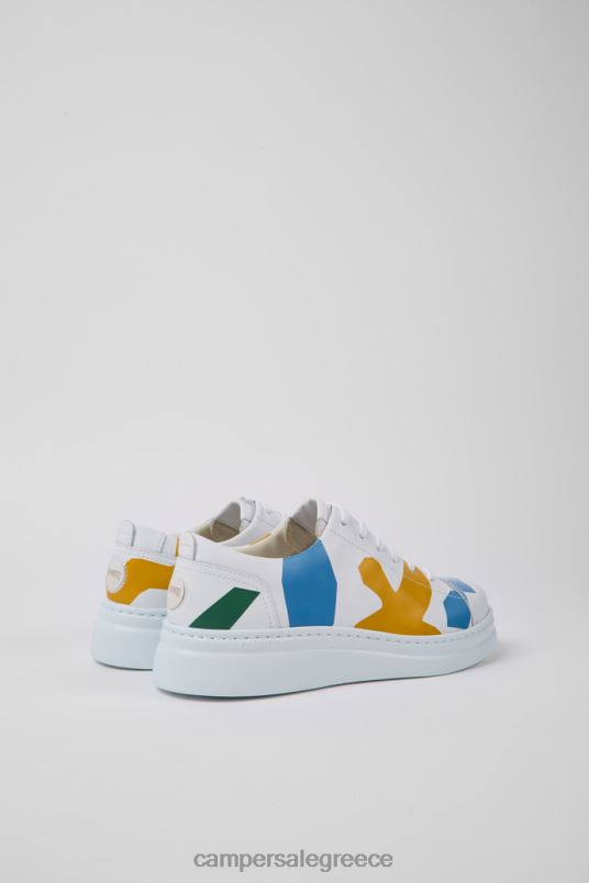 design δίδυμα δερμάτινα πάνινα παπούτσια σε λευκό εμπριμέ για γυναίκες Camper V20TF733 άσπρο