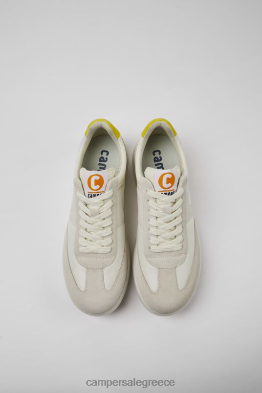 design pelotas xlite λευκά nubuck και ανακυκλωμένα αθλητικά παπούτσια για κατοικίδια για γυναίκες Camper V20TF763 άσπρο