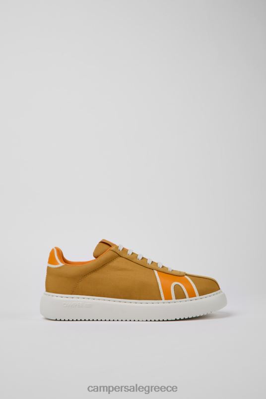 design runner k21 μπεζ και πορτοκαλί αθλητικά παπούτσια για γυναίκες Camper V20TF188 μπεζ