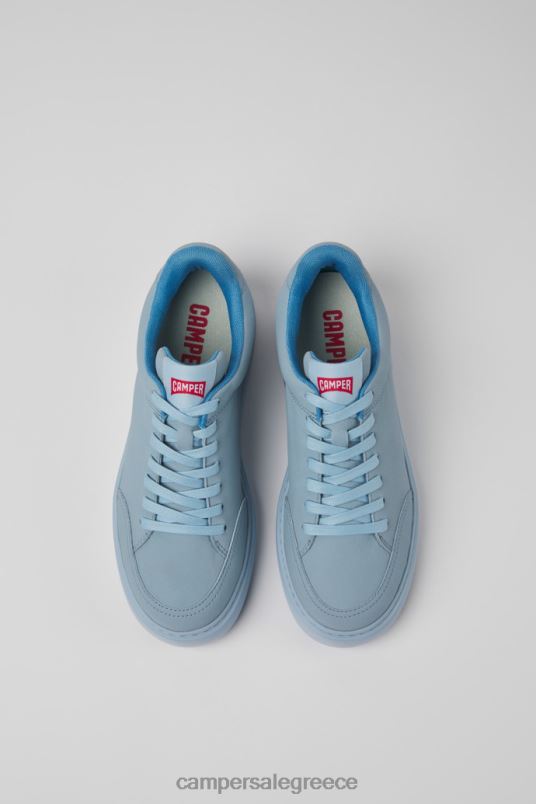 design runner k21 μπλε δερμάτινα αθλητικά παπούτσια για γυναίκες Camper V20TF653 μπλε