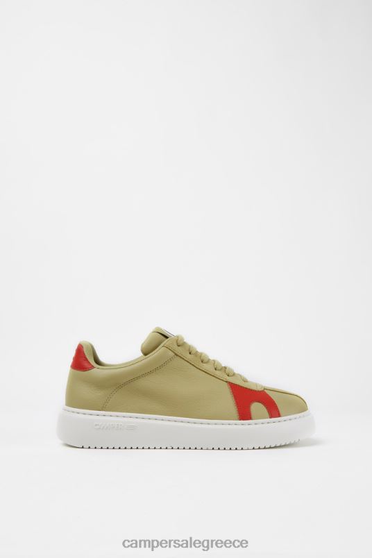 design runner k21 μπεζ σουέντ και δερμάτινα sneakers Camper V20TF788 μπεζ