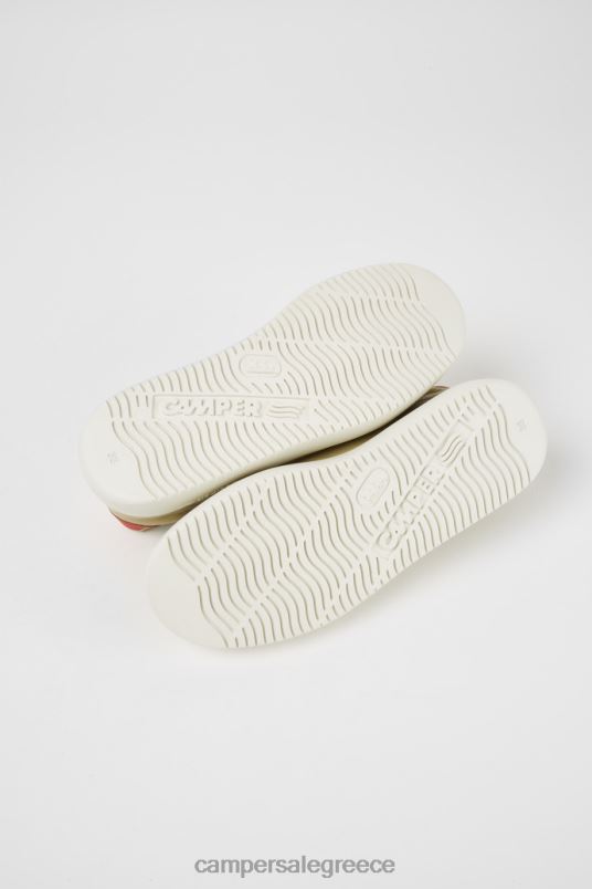 design runner k21 μπεζ σουέντ και δερμάτινα sneakers Camper V20TF788 μπεζ