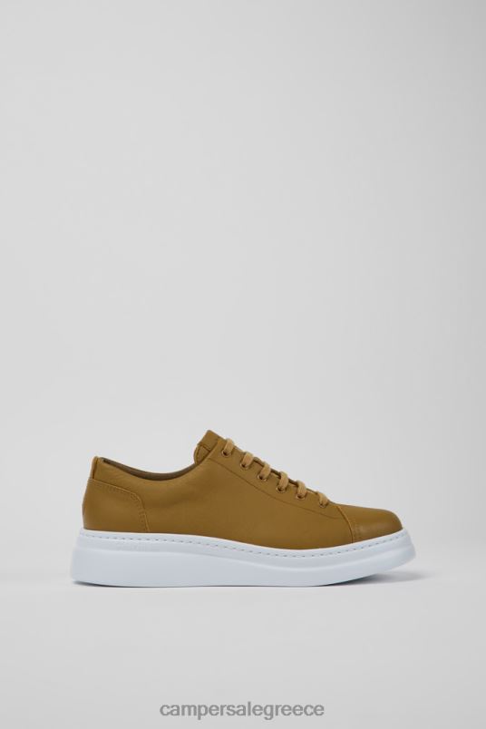 design runner up καφέ δερμάτινα αθλητικά παπούτσια για γυναίκες Camper V20TF823 καφέ