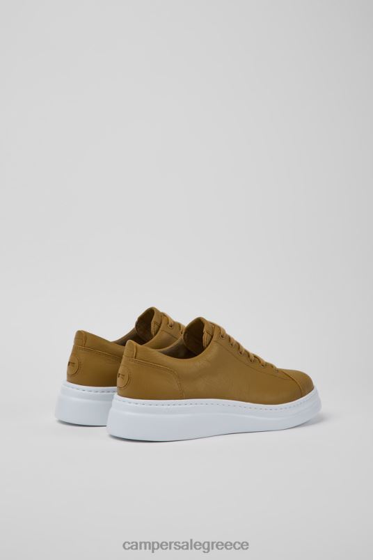 design runner up καφέ δερμάτινα αθλητικά παπούτσια για γυναίκες Camper V20TF823 καφέ