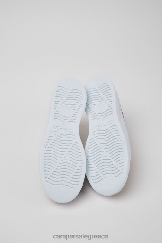 design runner up καφέ δερμάτινα αθλητικά παπούτσια για γυναίκες Camper V20TF823 καφέ