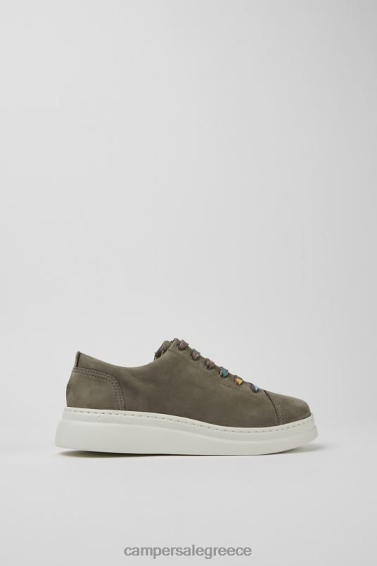 design runner up καφέ-γκρι αθλητικά παπούτσια nubuck για γυναίκες Camper V20TF737 nubuck