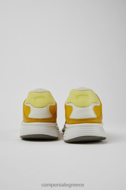 drift κίτρινα υφασμάτινα και δερμάτινα αθλητικά παπούτσια αποκλειστικά για γυναίκες Camper V20TF721 κίτρινος