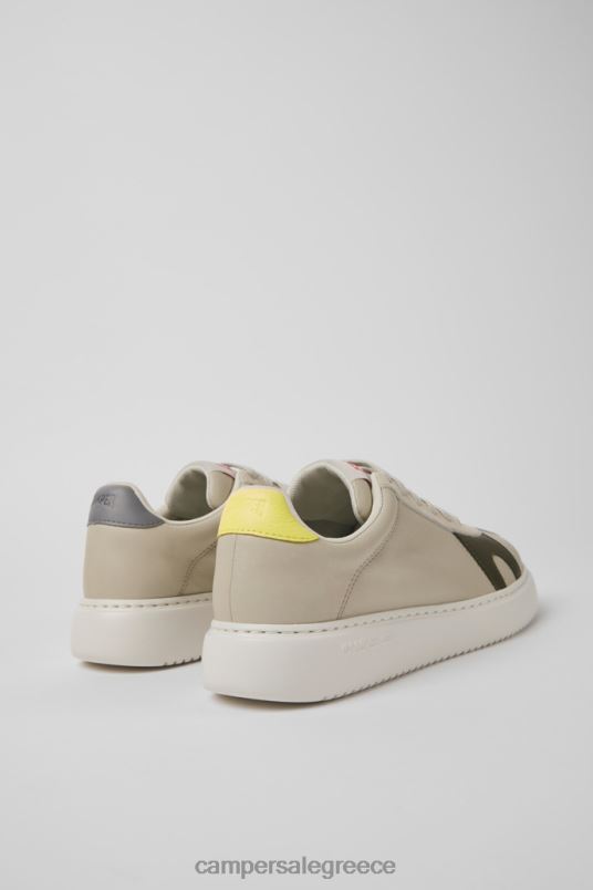 δίδυμα γκρι δερμάτινα και nubuck sneakers για γυναίκες νέες αφίξεις Camper V20TF659 γκρί