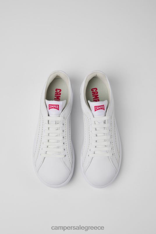 αποκλειστικά λευκά δερμάτινα αθλητικά παπούτσια pelotas xlite για γυναίκες Camper V20TF687 άσπρο