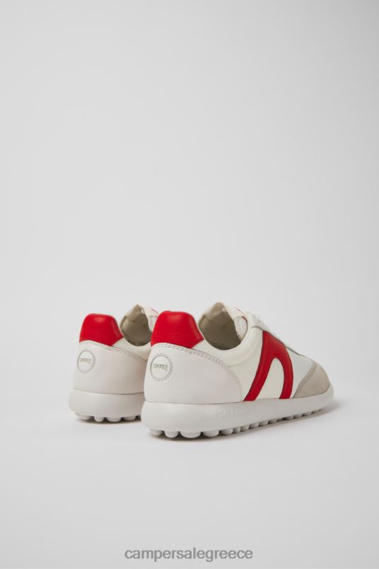 pelotas xlite λευκά και κόκκινα δερμάτινα και υφασμάτινα πάνινα παπούτσια για γυναίκες νέες αφίξεις Camper V20TF689 άσπρο