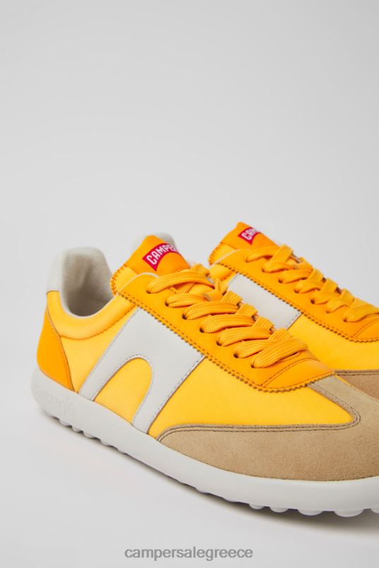 pelotas xlite πορτοκαλί δερμάτινα και υφασμάτινα πάνινα παπούτσια για γυναίκες νέες αφίξεις Camper V20TF690 πορτοκάλι