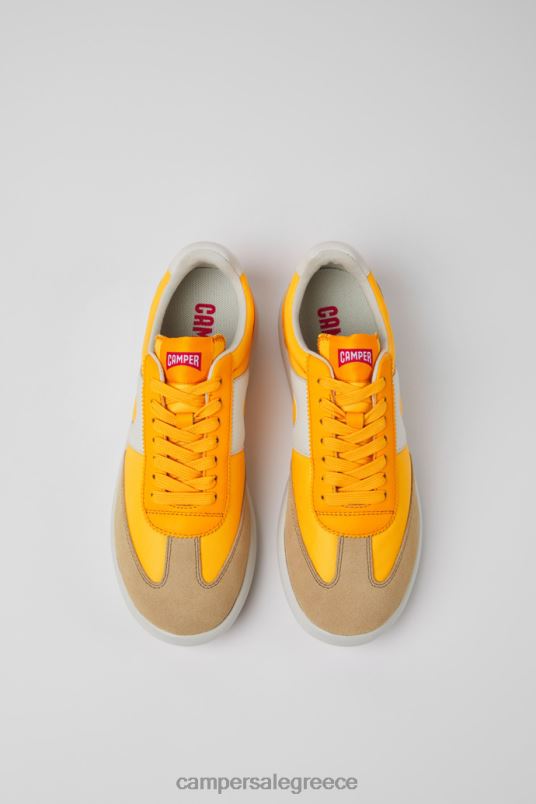 pelotas xlite πορτοκαλί δερμάτινα και υφασμάτινα πάνινα παπούτσια για γυναίκες νέες αφίξεις Camper V20TF690 πορτοκάλι