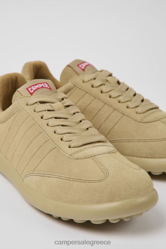 γυναικεία πάνινα παπούτσια με σχέδιο pelotas xlite μπεζ nubuck Camper V20TF685 μπεζ