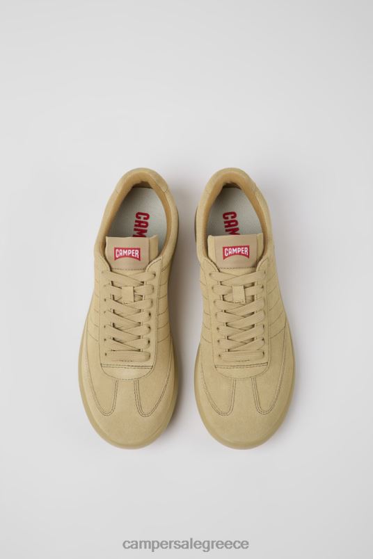 γυναικεία πάνινα παπούτσια με σχέδιο pelotas xlite μπεζ nubuck Camper V20TF685 μπεζ