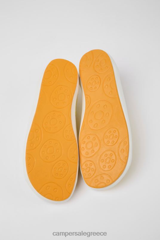 Γυναικεία πάνινα παπούτσια από ύφασμα peu rambla κίτρινα Camper V20TF682 κίτρινος