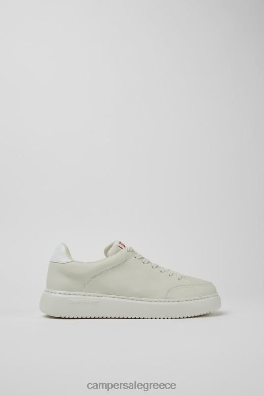 ντιζάιν runner k21 λευκά, μη βαμμένα δερμάτινα πάνινα παπούτσια για γυναίκες Camper V20TF652 άσπρο