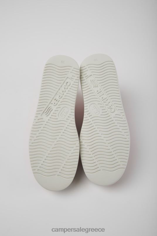 αποκλειστικά γυναικεία δερμάτινα αθλητικά παπούτσια runner k21 με κόκκινο και μπλε εμπριμέ Camper V20TF728 το κόκκινο