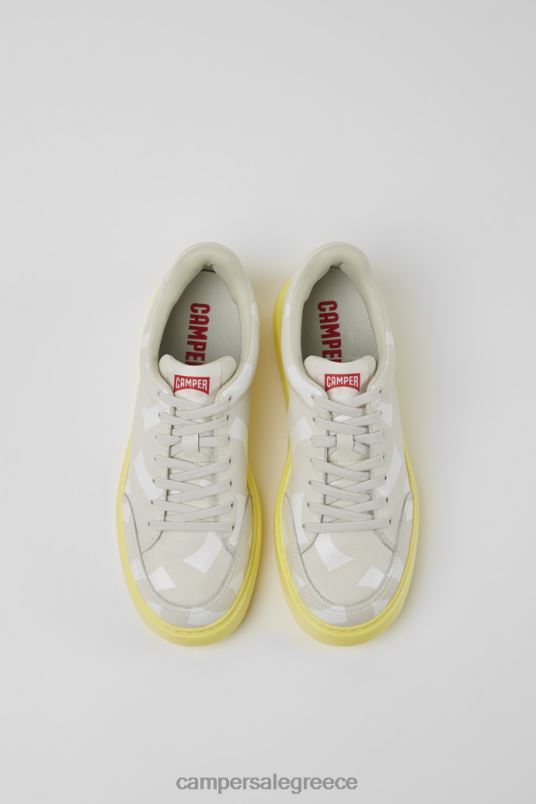 runner k21 λευκά δερμάτινα πάνινα παπούτσια για γυναίκες νέες αφίξεις Camper V20TF729 άσπρο