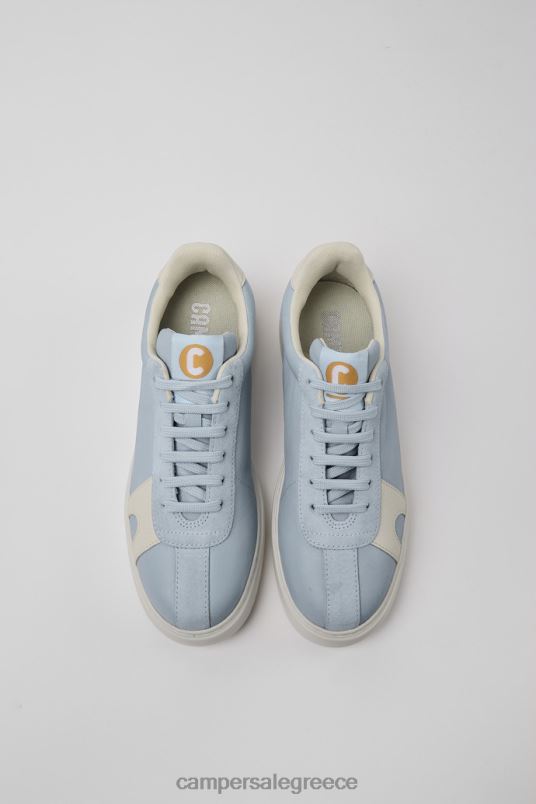 runner k21 γαλάζιο δερμάτινο και σουέντ γυναικεία sneakers νέες παραλαβές Camper V20TF768 μπλε