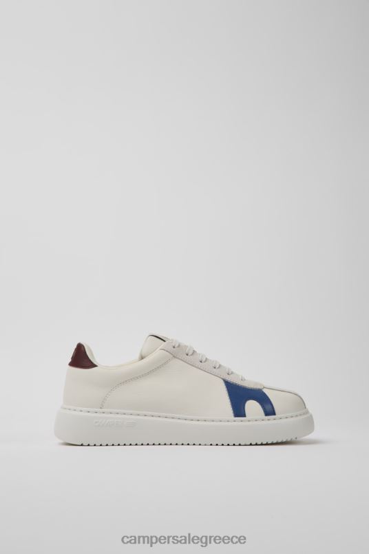 Αποκλειστικά δίδυμα γυναικεία sneakers από λευκό δέρμα και καστόρι Camper V20TF190 άσπρο