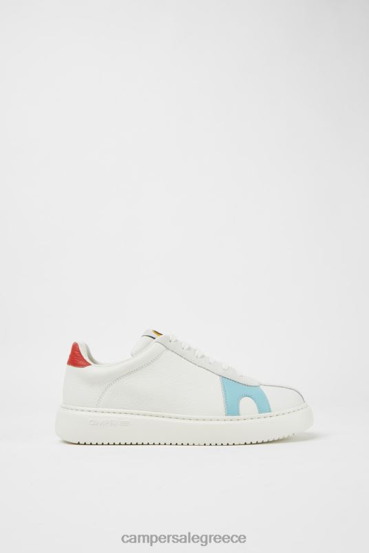 δίδυμα λευκά σουέτ και δερμάτινα sneakers νέες παραλαβές Camper V20TF826 άσπρο