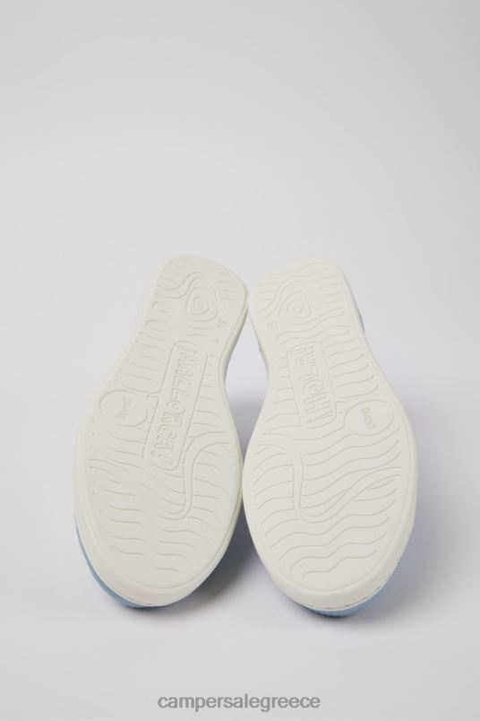 Αποκλειστικά γυναικεία πάνινα παπούτσια uno μπλε nubuck και δερμάτινα Camper V20TF703 μπλε