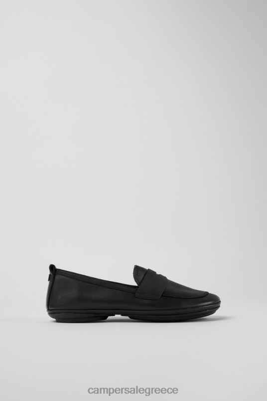 Σχεδιάστε σωστά μαύρα δερμάτινα παπούτσια για γυναίκες Camper V20TF1000 μαύρος