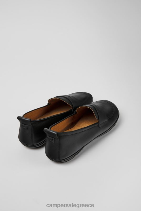 Σχεδιάστε σωστά μαύρα δερμάτινα παπούτσια για γυναίκες Camper V20TF1000 μαύρος