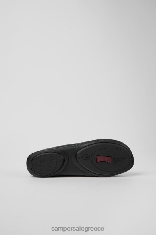 Σχεδιάστε σωστά μαύρα δερμάτινα παπούτσια για γυναίκες Camper V20TF1000 μαύρος