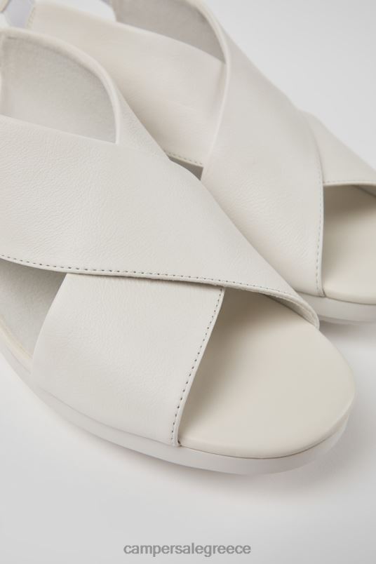 δερμάτινα σανδάλια μπαλόνι λευκά για γυναίκες νέες αφίξεις Camper V20TF1013 άσπρο
