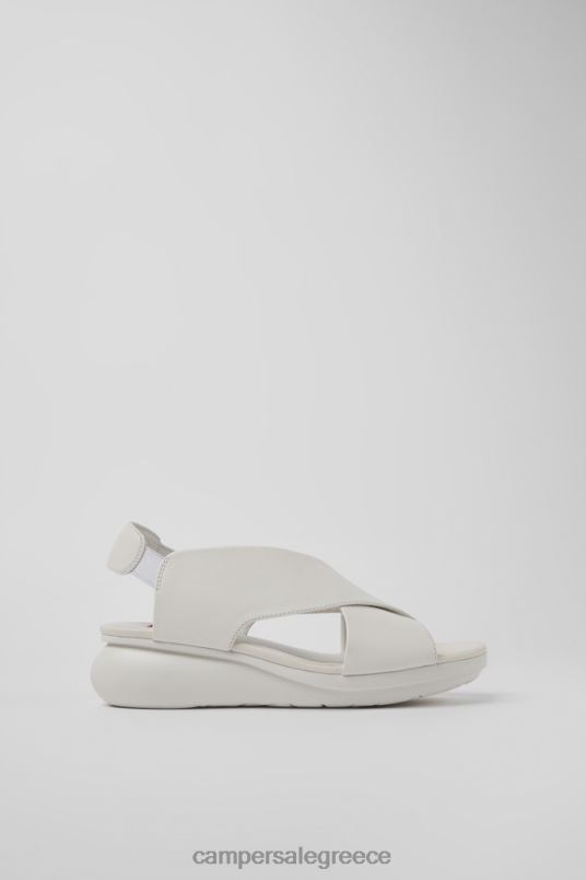 δερμάτινα σανδάλια μπαλόνι λευκά για γυναίκες νέες αφίξεις Camper V20TF1013 άσπρο
