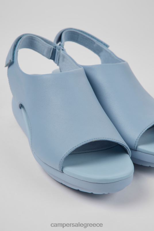 σχέδιο μπαλόνι γαλάζιο δερμάτινα σανδάλια για γυναίκες Camper V20TF1033 μπλε