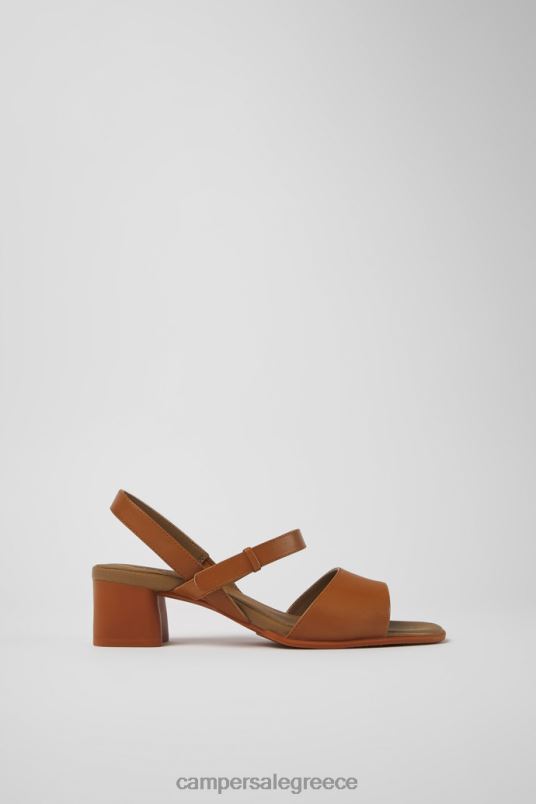 σχέδιο γυναικείο καστανό πέδιλο με τιράντες Camper V20TF1035 καφέ