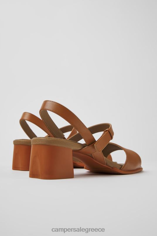 σχέδιο γυναικείο καστανό πέδιλο με τιράντες Camper V20TF1035 καφέ
