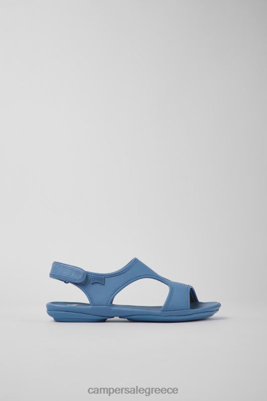 δεξιά μπλε δερμάτινα σανδάλια αποκλειστικά για γυναίκες Camper V20TF1057 μπλε