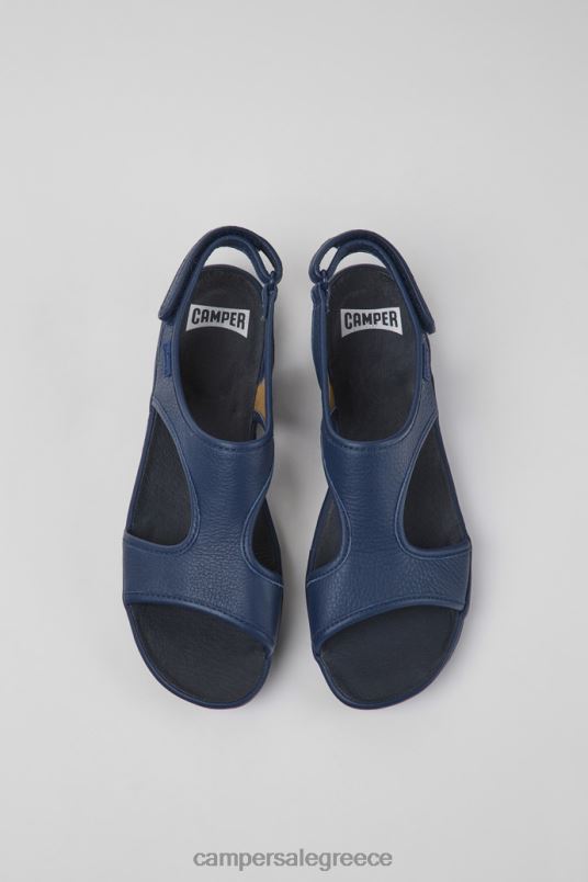 δεξιά σκούρα μπλε δερμάτινα σανδάλια για γυναίκες νέες αφίξεις Camper V20TF1058 μπλε