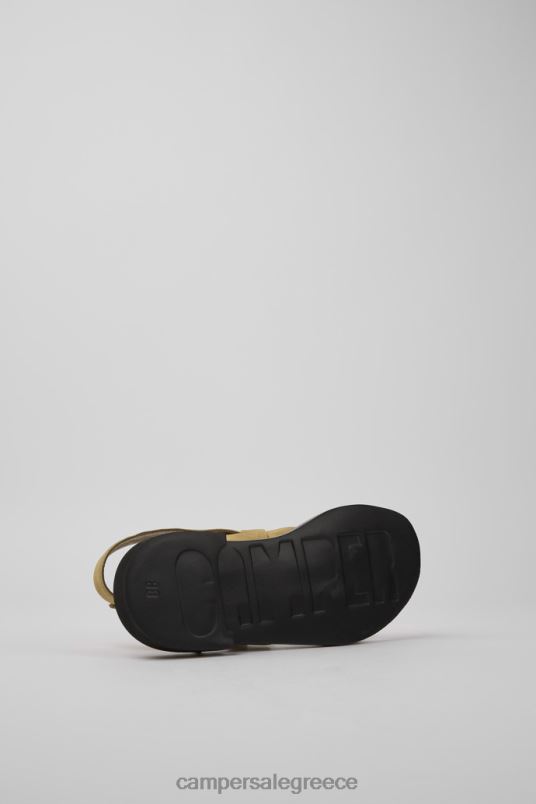 Σχεδιαστικά δερμάτινα πέδιλα σε καφέ χρώμα για γυναίκες Camper V20TF1062 καφέ