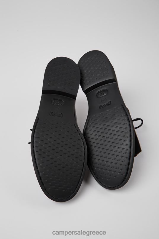 σχεδίαση δίδυμα μαύρα και μπλε δερμάτινα παπούτσια για γυναίκες Camper V20TF1082 μαύρος