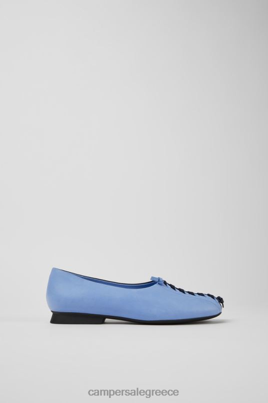 δίδυμα μπλε δερμάτινα μπαλαρίνες για γυναίκες αποκλειστικά Camper V20TF1088 μπλε