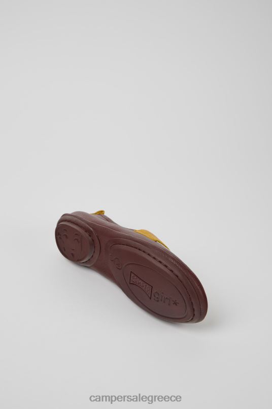 δίδυμα πολύχρωμα δερμάτινα παπούτσια αποκλειστικά για γυναίκες Camper V20TF1099 πολύχρωμος