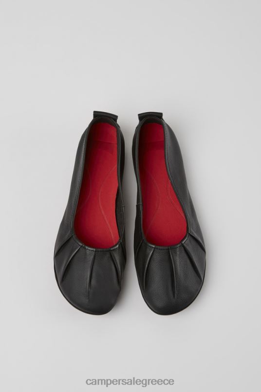 δεξιά μαύρα δερμάτινα μπαλαρίνες γυναικείες νέες αφίξεις Camper V20TF1103 μαύρος