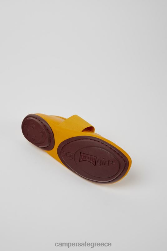 δεξιά κίτρινα δερμάτινα μπαλαρίνες για γυναίκες αποκλειστικά Camper V20TF1113 κίτρινος