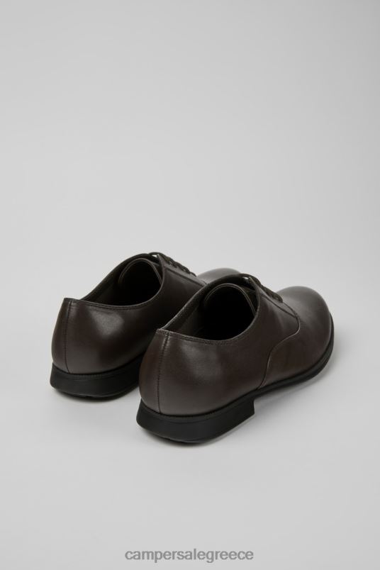 Μιλ καφέ δερμάτινα παπούτσια αποκλειστικά για γυναίκες Camper V20TF1120 καφέ