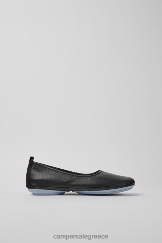 αποκλειστικά δεξιά μαύρα δερμάτινα παπούτσια για γυναίκες Camper V20TF1130 μαύρος