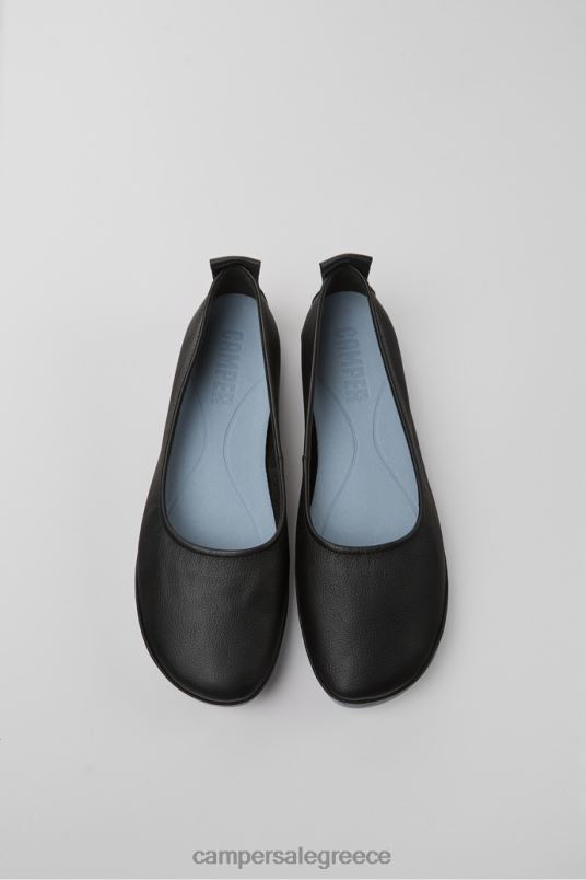 αποκλειστικά δεξιά μαύρα δερμάτινα παπούτσια για γυναίκες Camper V20TF1130 μαύρος