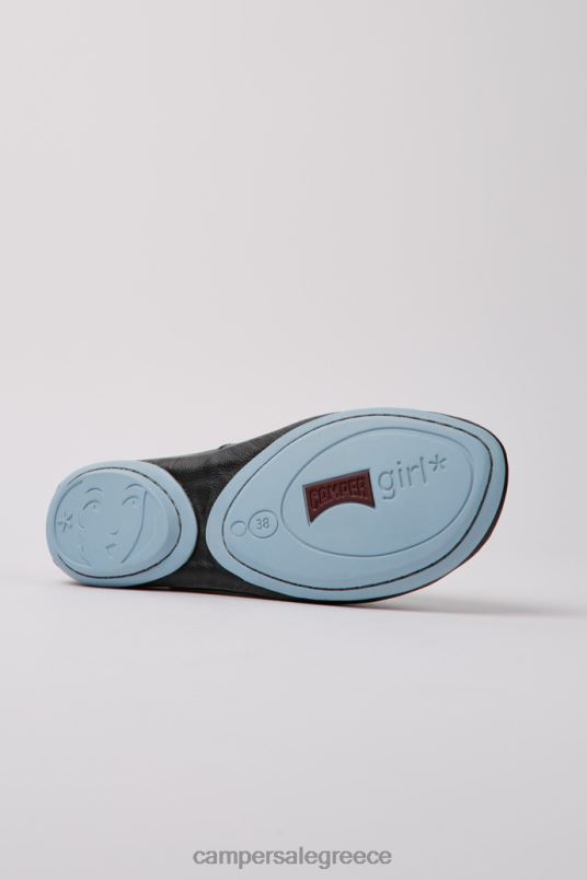 αποκλειστικά δεξιά μαύρα δερμάτινα παπούτσια για γυναίκες Camper V20TF1130 μαύρος