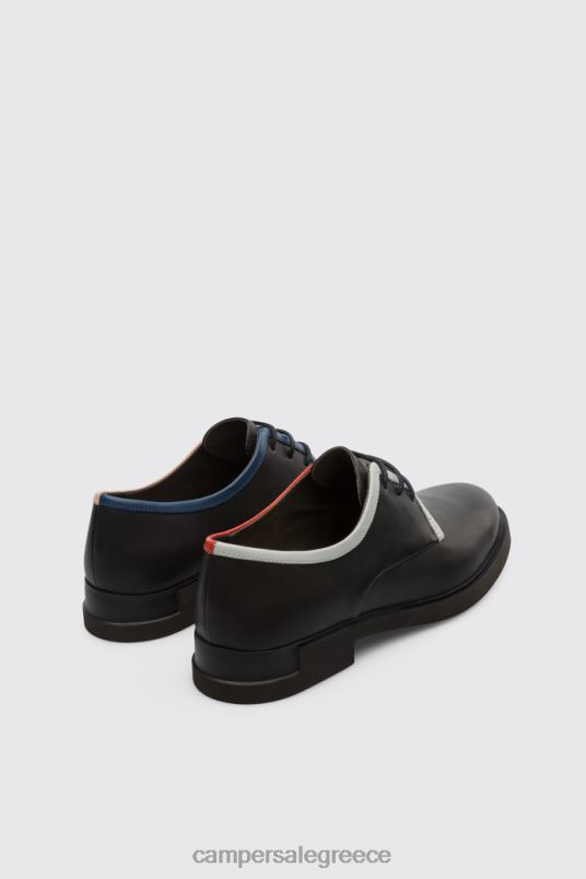 αποκλειστικό γυναικείο δίδυμο μαύρο παπούτσι με κορδόνια Camper V20TF1137 μαύρος